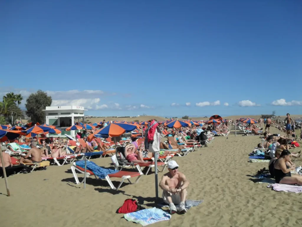 Der Strand von Maspalomas