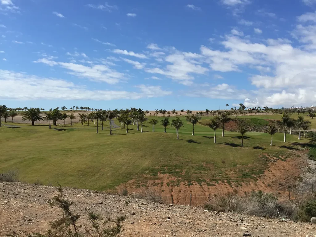 Blick auf Golfplatz Melonears Golf