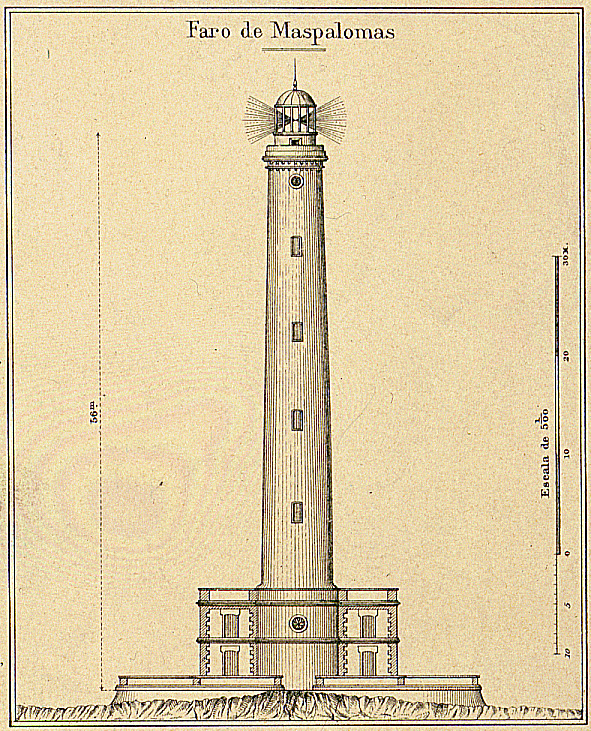 Faro de Maspalomas - Entwurfsskizze