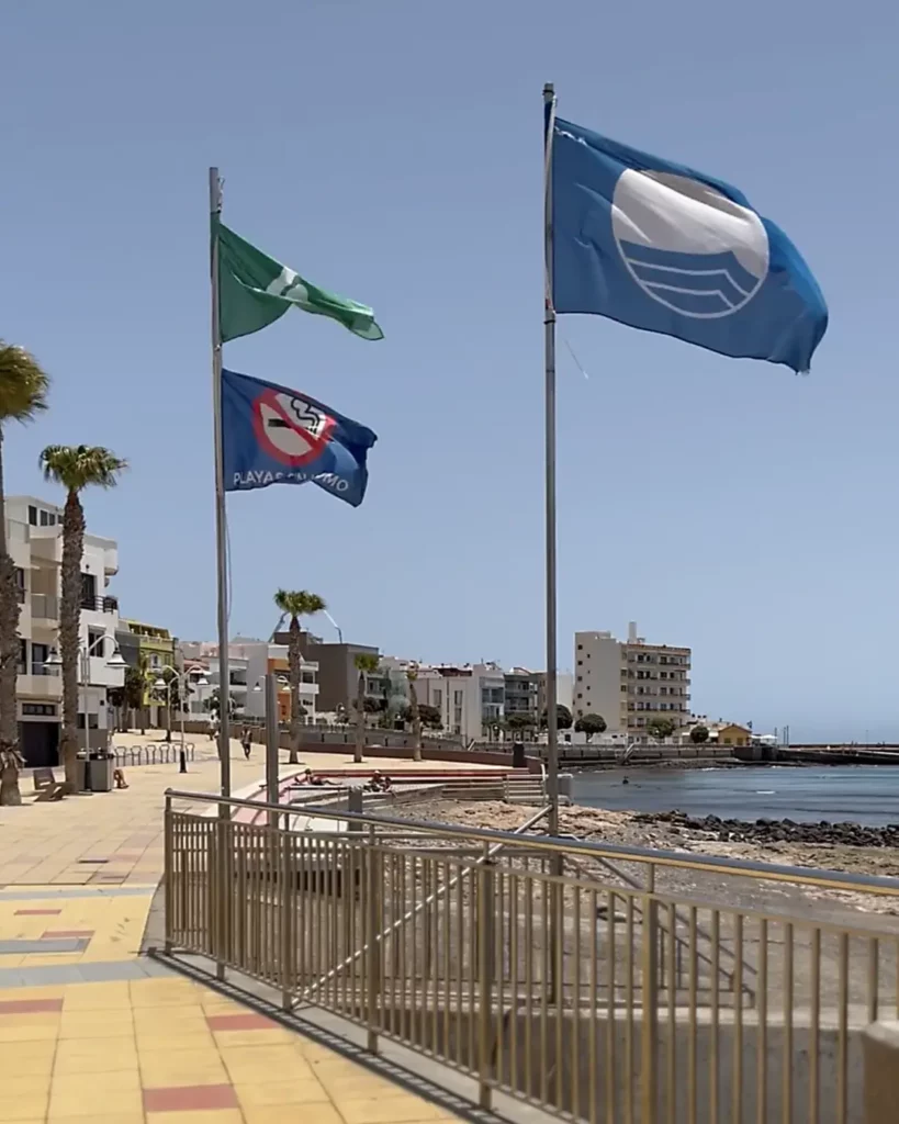 Die Blaue Flagge Playa Arinaga